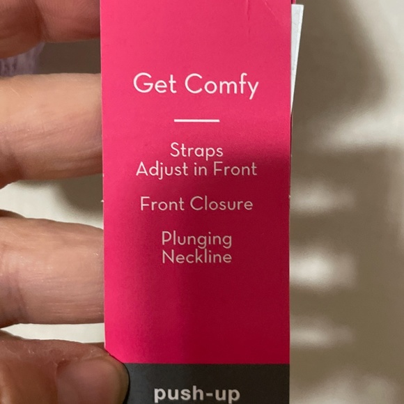 Xhilaration Push Up Bra Underwire Lilac Purple T-Shirt Bra Lot of 2 Size 32D - Picture 3 of 12